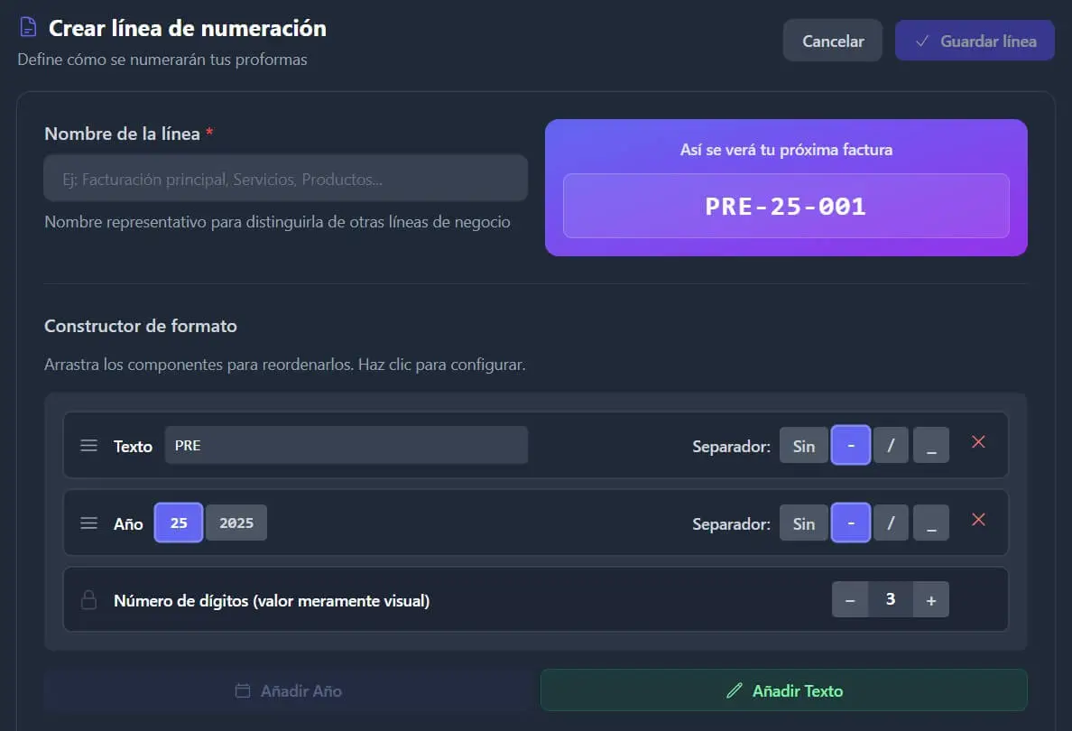 Panel VeriFactu con QR verificable